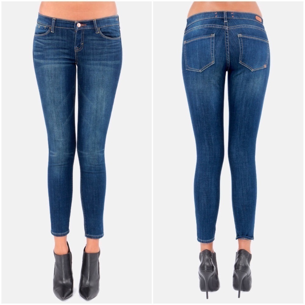 Dittos Ankle Zip Skinny Stretch Ankle Jeans 25